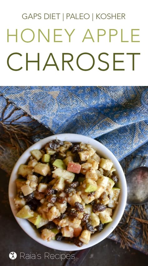 Charoset Passover Recipes Dinner, Charoset Recipe, Apples And Honey, Passover Feast, Seder Meal, Passover Dinner, Passover Meal, Biblical Feasts, Jewish Holiday Recipes