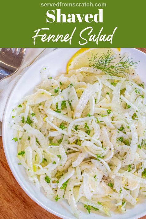 Radish And Fennel Salad, Fennel Salad Recipes, Fennel Benefits, Diet Vegetables, Raw Salads, Green Apple Salad, Unique Salad, Side Salad Recipes, Fennel Salad