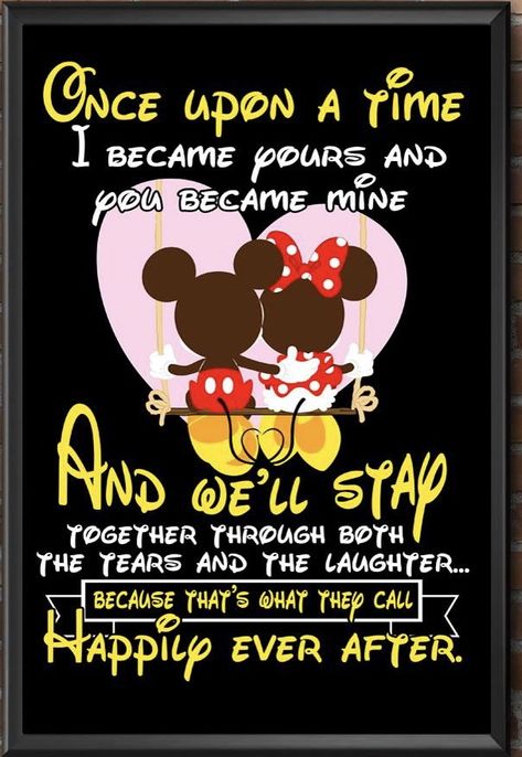 Wedding Wishes Quotes, Beautiful Disney Quotes, Niece Quotes, Black Love Quotes, Mickey And Minnie Love, Sweetheart Quotes, Love My Husband Quotes, Lost Forever, Mickey Love