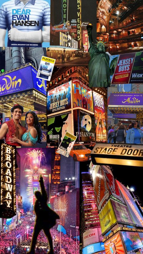 Broadway Wallpaper Iphone, Broadway Background, Broadway Wallpaper, Broadway Aesthetic, Aladdin Broadway, New York Wallpaper, Theater Kid, York Wallpaper, Jersey Boys