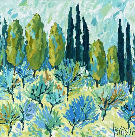 Matisse Landscape Paintings, Simple Impressionism Art, Abstract Oil Pastel Art, Foliage Illustration, Quote Painting, France Landscape, Painting Collection, Modern Impressionism, Batik Art