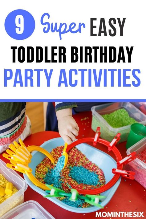 Looking for easy to set up toddler birthday games and activities? These simple toddler birthday party games will do the trick!  2 year old. 3 year old.  Two Year Old. Three Year Old #toddler #toddlerbirthday #partygames 3 Year Birthday Party Activities, Toddler Birthday Activities, Toddler Party Activities, Toddler Birthday Party Activities, Birthday Party Activity Ideas, Toddler Birthday Party Games, Toddler Birthday Games, Party Activity Ideas, Kids Birthday Party Activities