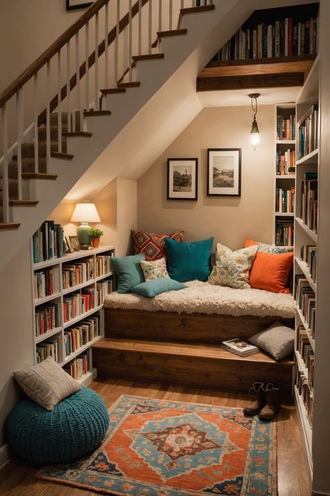 21 Cozy Reading Nook Ideas – The Dear Lab Library Nook, All About Books, Reading Spaces, Cozy Home Library, Home Library Rooms, Public Libraries, Home Library Design, About Books, Home Libraries