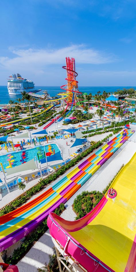 Perfect Day At Cococay, Fun Water Parks, Wave Pool, Parc D'attraction, Fun Places To Go, Royal Caribbean Cruise, Beach Park, Caribbean Cruise, Royal Caribbean