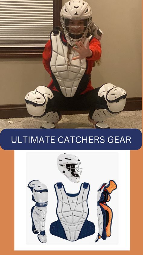 Softball catcher Allstar Catching Gear #amazonassociate Softball Catchers Gear, Catcher Softball, Catchers Gear, Softball, All Star, Baseball, Stars, Sports