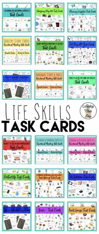 Task Galore, Behavioral Therapist, Vocational Tasks, Life Skills Class, Life Skills Curriculum, Functional Life Skills, Life Skills Lessons, Vocational Skills, Life Skills Classroom