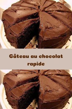 Gâteau au chocolat rapide – Toutes recettes Desserts With Biscuits, Twisted Recipes, Sweet Cooking, Cake Factory, Chocolate Nutella, Happy Foods, Love Eat, Desert Recipes, Easy Cake