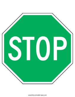 A green stop sign is mostly used in national parks in the United States and on the Appalachian Trail. Download this printable green stop sign in PDF format. Green Stop Sign, Green Sign, The Appalachian Trail, Stop Sign, Traffic Signs, Appalachian Trail, Printable Signs, Color Themes, Mood Pics