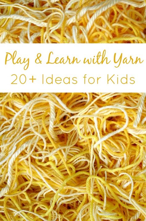 Y Is For Yarn, Learning Activities For Kids, Yarn Crafts For Kids, Money Activities, Children Activities, Play And Learn, History Timeline, Tot School, Kids Learning Activities