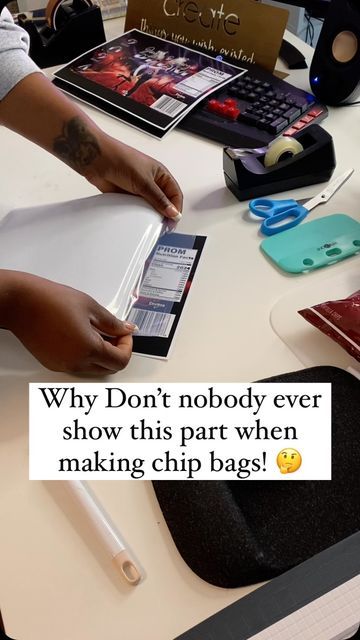 Chips Bags Ideas, Chip Bag Diy, Diy Chip Bags, Chip Bag Design, How To Make Chips, Shoe Packaging, Sublimation Ideas Projects Inspiration, Prom Season, Best Printers