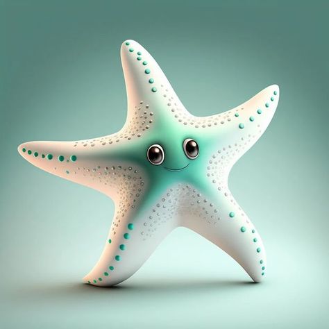 Octopus Painting, Green Star, Star Fish, Art Gallery Wallpaper, Cute Clipart, Cute Disney Wallpaper, Artist On Instagram, Cute Disney, Disney Wallpaper