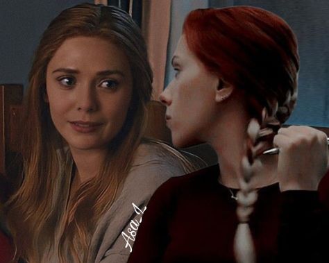 Natasha Romanoff And Wanda Maximoff, Scarlet Widow, Marvel Ships, Elizabeth Olsen Scarlet Witch, Wanda Maximoff, Marvel Women, Romanoff, Natasha Romanoff, Elizabeth Olsen