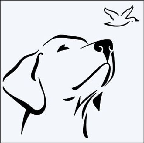 794x789 Labrador Dog Head Durable Mylar Stencil X X Etsy Dog Stencil, Dog Line Art, Drawing Stencils, Dog Line, Cowgirl Art, 강아지 그림, Painting Templates, Line Art Tattoos, Labrador Dog