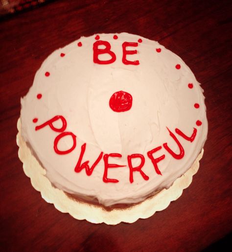 Celebrate her first period with a cake and message to Be Powerful. (Period)! First Period Cake, Period Cake, First Period Party, First Moon Party, Period Party, Period Days, Be Powerful, Moon Party, First Period