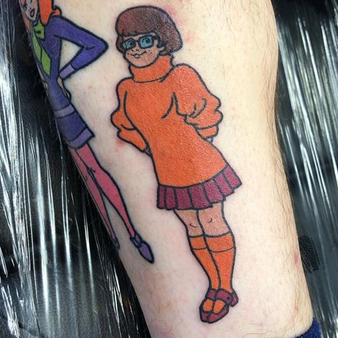 Velma Tattoo, Daphne And Velma, Cartoon Tattoos, Skull Tattoo, Tattoos, On Instagram, Instagram