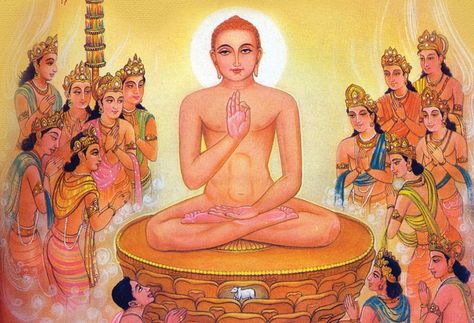 This is a picture representing Jainism, in which there is no worshipped god or founder of the religion. It was based on meditation like many other religions and valued peace and love. Through this, it is believed that one can liberate their soul. The Story, History