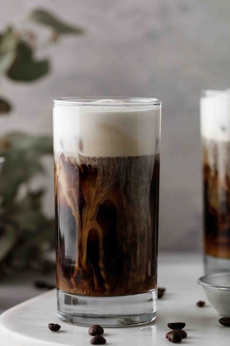 The best Starbucks Salted Cream Cold Foam Cold Brew - Lifestyle of a Foodie Cold Foam Cold Brew, Cold Foam Recipe, Foam Recipe, Copycat Drink Recipes, Cream Cold Foam, Lifestyle Of A Foodie, Cold Brew Coffee Recipe, Cold Brew Recipe, Cold Brew At Home