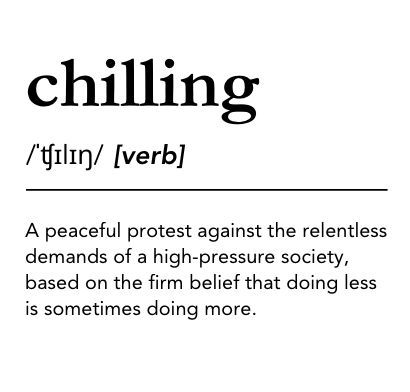 What does Chilling mean? Funny definition of this calming concept of doing less to feel more. Perfect for break rooms, meditation room decor, kitchen wall art, drinkware etc.. as a gift for anybody as a reminder to take it easy. Find the definition of "Chilling" on Mugs, T-Shirts, Coasters, Wall art, Stickers, and much more. Ideal for home decor, bedroom decor, living room accessories or kitchen decor. Chilling Definition. Dictionary Art, Chill vibes, personal downtime, cozy moments in life. Urban Dictionary Funny, Chill Person, Art Chill, Meditation Room Decor, Funny Definition, Wall Art Stickers, Urban Dictionary, Peaceful Protest, Dictionary Art