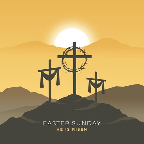 Easter Graphics Church, Sunday Illustration, Easter Poster Design, Friday Illustration, Easter Graphic Design, Easter Flyers, Kgf Photos Hd, Sunday Pictures, Easter Poster