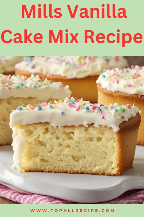 Mills Vanilla Cake Mix offers a convenient way to bake a delicious vanilla cake with minimal effort. Simply combine the mix with eggs, oil, and water, following the package instructions. Bake until golden and fluffy. Ideal for busy bakers, this mix ensures a light, moist cake every time, perfect for any occasion or celebration. Simple Mills Vanilla Cake Mix Recipes, Vanilla Cake Mix Recipes, Cake Mix Cupcakes, Cake Mix Recipe, Simple Mills, Quick Baking, Lavender Cake, Orange Cake Recipe, Moist Cake