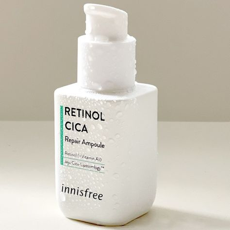 Innisfree Retinol Cica Repair Ampoule, Korean Retinol Products, Innisfree Retinol Cica, Innisfree Retinol, Retinol Cica, Korean Retinol, Innisfree Skincare, Skin Analysis, Bath Fizzers