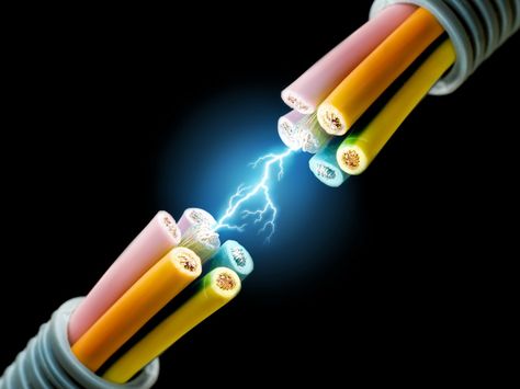 ELECTROPHOBIA - Fear of electricity Electricity Class 10 Notes, Electricity Class 10, House Electrical Wiring, Listrik Statis, Electricity And Magnetism, Zener Diode, Electrical Engineering Projects, Arc Flash, Wires And Cables