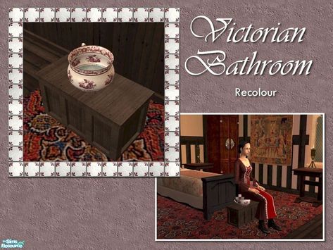 Sims 4 Toilet Stall Cc, Sims Bridgerton, The Sims 4 Cc Victorian Furniture, Sims 4 Chamber Pot, Sims 4 Cc Victorian Bathroom, Sims 4 Victorian Wallpaper, Sims 2 Victorian, Toilet Chair, Chamber Pot