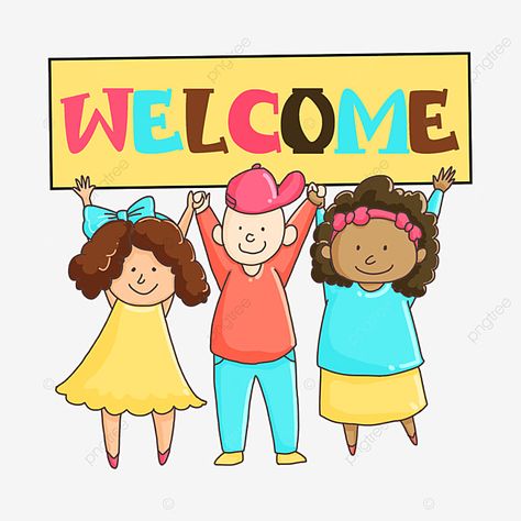 Welcome Clipart, Welcome Png, Montessori Calendar, Colored Pencil Holder, Thanksgiving Coloring Sheets, Letter Clipart, August Colors, Welcome Pictures, Welcome Images