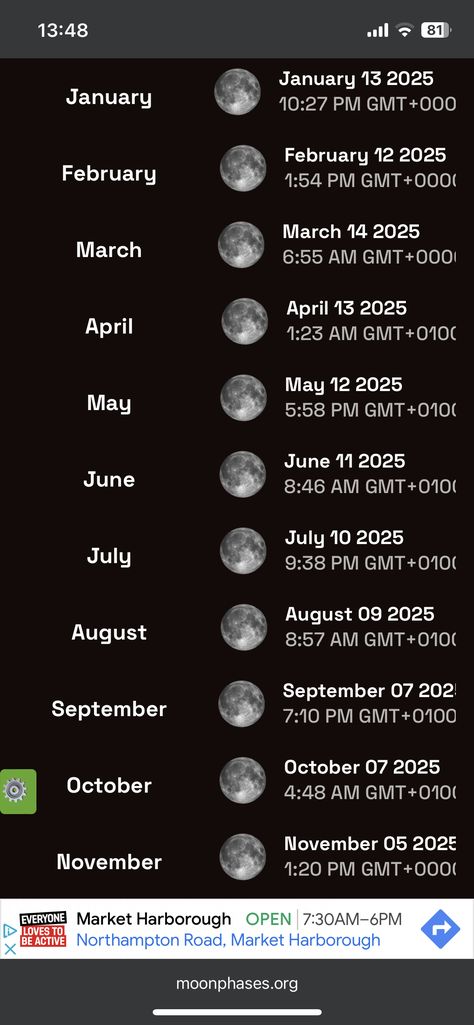 2025 Full Moon Calendar, Moon Date, Moon Spells, Moon Cycle, Moon Calendar, Moon Cycles, Boho Living, New Moon, Book Of Shadows