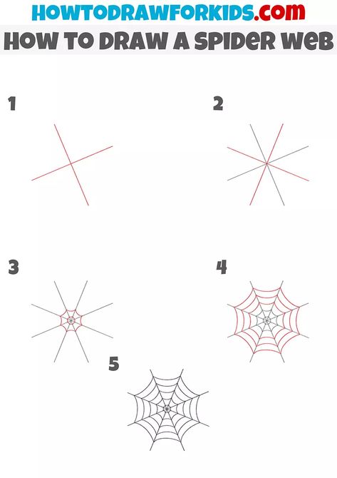 Spider Man Web Drawing, How To Draw A Web, Easy Halloween Drawings Ideas, Spider Man Drawing Easy Step By Step, Hanging Spider Drawing, How To Draw Spider Web, How To Draw A Spider Web, Easy Spider Drawing, Spider Reference