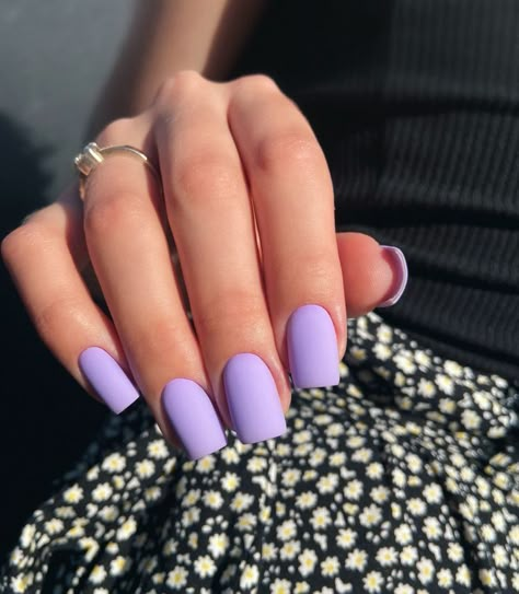 Neon Purple Nails, Matte Purple Nails, Blush Pink Nails, Trendy Easter, Lilac Nails, Purple Acrylic Nails, Spring Acrylic Nails, Lavender Nails, Christmas Gel Nails