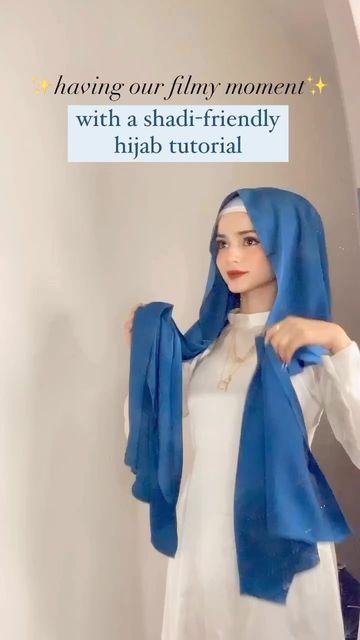 Turkish Hijab Tutorial, Hijab Styles For Party, Unique Hijab, Bridal Hijab Styles, How To Wear Hijab, Simple Hijab Tutorial, Dupatta Style, Black Hijab, Simple Hijab