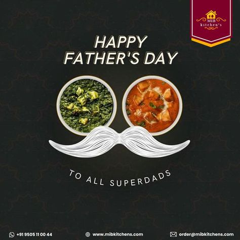 To the dads who make our kitchen moments special—Happy Father's Day from MIB Kitchens! 🧡  👉 𝗖𝗮𝗹𝗹 𝗻𝗼𝘄 𝘁𝗼 𝗢𝗿𝗱𝗲𝗿: +91 95051 10044 👉 𝗠𝗮𝗶𝗹: order@mibkitchens.com ���👉 𝗔𝗱𝗱𝗿𝗲𝘀𝘀: At SMR Vinay Iconia, Gachibowli, Hyderabad 👉 𝗢𝗿𝗱𝗲𝗿 𝗱𝗶𝗿𝗲𝗰𝘁𝗹𝘆:- http://bit.ly/3R62OfP 👉 𝗩𝗶𝘀𝗶𝘁: www.mibkitchens.com   #fathersday #mibkitchens #familytime #cookingwithdad Fathers Day Restaurant Post, Food Father's Day Creative Ads, Fathers Day Creative Post, Fathers Day Food Ideas, Fathers Day Ads, Fathers Day Creative Ads, Father Day Ad, Fathers Day Post, Father's Day Video