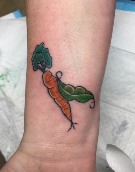 Peas And Carrots Tattoo, Carrot Tattoo, Peas And Carrots, Tattoo Inspo, Infinity Tattoo, Peas, Tatting, Carrots, Google Search