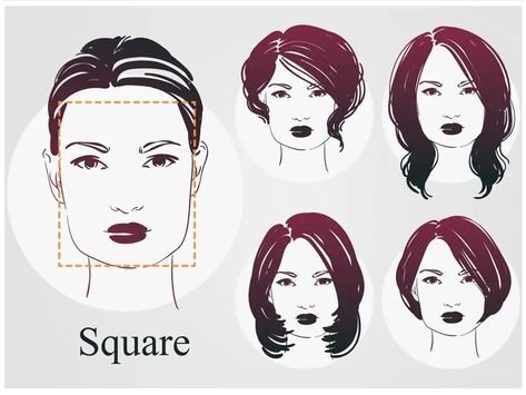 15 Best Hairstyles for Square Shaped Faces Female Square Face Shape Hairstyles For Women, Wide Face Hairstyles For Women, Squared Face Haircuts, Wide Jaw Haircut Women, Bangs For Wide Face, Hairstyle For Wide Face, Jawline Haircut Women, Wide Face Haircut, Haircut For Wide Face