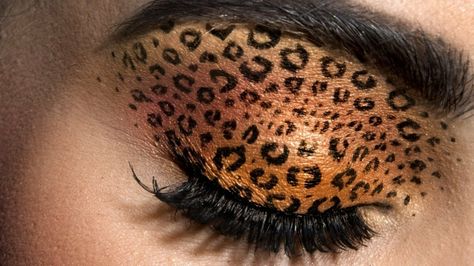 Leopard Eyes, Eyeshadow Designs, Hd Makeup, Perfect Cat Eye, The Cheetah, Creative Eye Makeup, Crazy Makeup, Creative Eye, Festival Hair