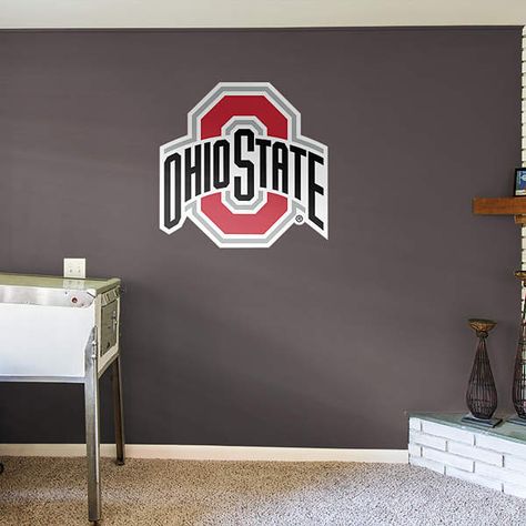 Ohio State Bedroom, Ohio State Rooms, Ohio State Stadium, Ohio State Wreath, Ohio State Decor, Ohio State Colors, Brutus Buckeye, Buckeye Baby, State Decor