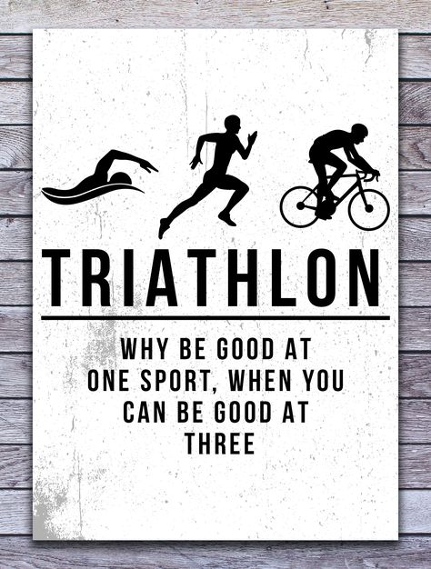 A great gift for every triathlete who loves triathlon. You want to give pleasure to someone who is a master of triathlon? Then get this funny poster for triathletes. #triathlon #gift #idea #birthday #triathlete #christmas #birthday present #funny #quotes #motivation #funny #gag #humor #jokes #says #ironman #for #men #swimbikerun #gifts #for #him Triathlon Humor, Ironman Triathlon Motivation, Triathlon Quotes, Funny Wall Art Quotes, Triathlon Motivation, Ironman Triathlon, Fit Couple, Funny Gift Idea, Wall Art Metal