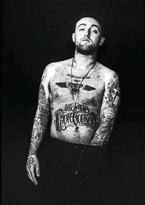 Mac Miller Tattoos, Mac Miller, Attractive Guys, Tyler The Creator, Travis Scott, Celebrities Male, Rappers, Style Icons, Rap