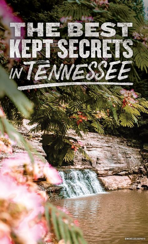 A waterfall at Harpeth River State Park in Tennessee Winter In Gatlinburg Tennessee, Hidden Gems In Tennessee, Best Hiking In Tennessee, Best Hikes In Tennessee, Townsend Tennessee, Tennessee Sunset Great Smoky Mountains, Wall Bars, Gatlinburg Vacation, Tennessee Travel