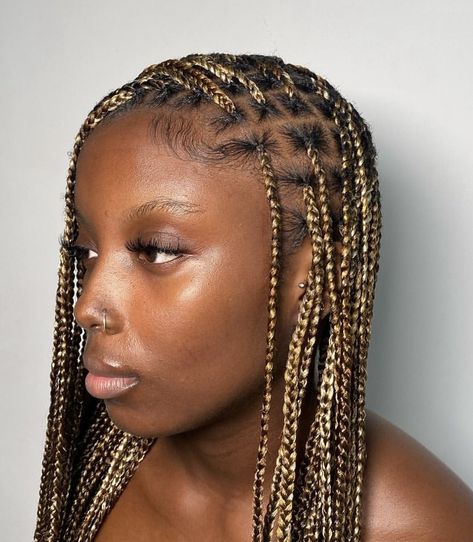 Braiding Hair Colors, Braided Hairstyles For Black Women Cornrows, Big Box Braids Hairstyles, Short Locs Hairstyles, Blonde Braids, Braided Cornrow Hairstyles, Cute Braided Hairstyles, Cute Box Braids Hairstyles, Protective Hairstyles Braids