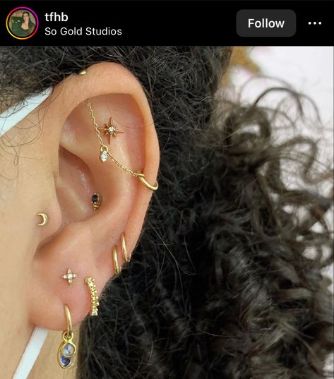 Piercing Placement Chart, Ear Piercing Placement, Styled Ear Piercings, Piercing Inspo Ear, Eat Piercing, Ear Piercing Chart, Piercing Placement, Double Ear Piercing, Men Piercing