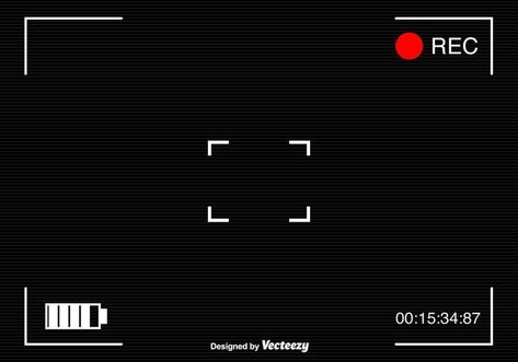 Camera Frame Template, Camera Recording Overlay, Recording Overlay, Camera Viewfinder, Overlay Video, Overlays For Edits, Camera Tutorial, Framed Records, Camera Recording