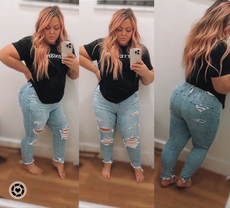 Mom jeans High waisted jeans Plus curvy jeans American eagle jeans Follow my shop @Sam_Deaton on the @shop.LTK app to shop this post and get my exclusive app-only content! #liketkit #LTKcurves #LTKSale #LTKsalealert @shop.ltk https://liketk.it/445AR Jeans High Waisted, Jeans American Eagle, Curvy Jeans, High Waisted Jeans, American Eagle Jeans, Curvy Fashion, High Jeans, High Waist Jeans, Mom Jeans