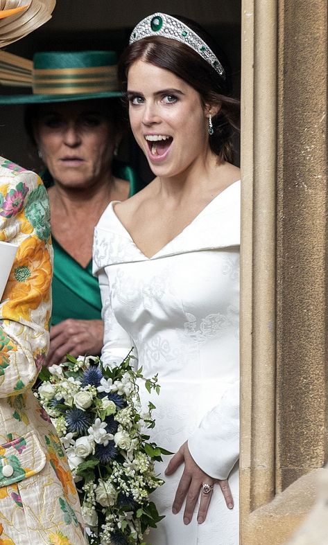 Princess Eugene, Savannah Phillips, Eugenie Wedding, Royal Lodge, Windsor England, Funny Wedding Pictures, Jack Brooksbank, Evening Reception, Princesa Real