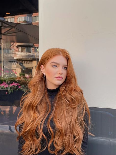 Red Hair Rosy Skin, Hair Inspo For Gingers, Tan Skin With Ginger Hair, Sansa Stark Hair Color, Auburn Hair Neutral Skin, Ginger Highlights And Lowlights, Money Piece On Ginger Hair, True Autumn Red Hair, Ginger Hair For Cool Skin Tones