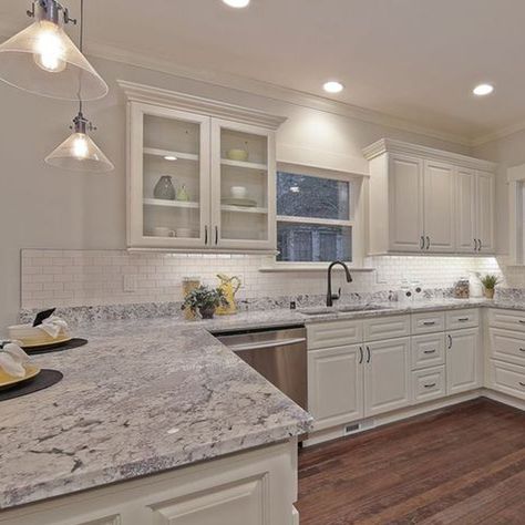 Salinas White Granite Kitchen, Salinas White Granite, Moon White Granite, White Granite Countertops Kitchen, Leathered Granite Countertops, Classical Bathroom, White Granite Kitchen, Granite Cleaner, Epoxy Countertops