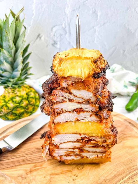 Chicken Al Pastor, Traeger Chicken, 2024 Meals, Smoker Ideas, Brazilian Bbq, Meat Candy, Spicy Pineapple, Blackstone Grill, Savory Treats