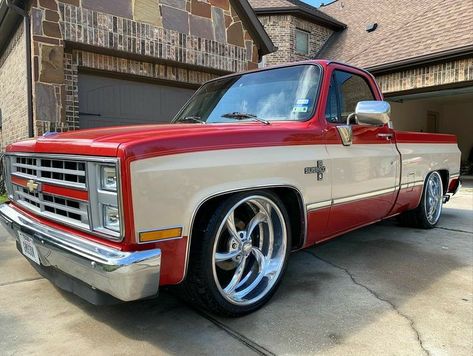 1987 Chevy Silverado, 1966 Chevy Truck, Classic Cars Trucks Chevy, Vintage Chevy Trucks, Obs Truck, Single Cab Trucks, Chevy Trucks Silverado, Silverado Truck, Dropped Trucks