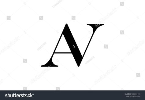 A And V Tattoo, Av Tattoo Letter, Av Logo, Author Logo, Initial Logo Design, V Tattoo, Initial Art, Printable Lined Paper, Initials Logo Design